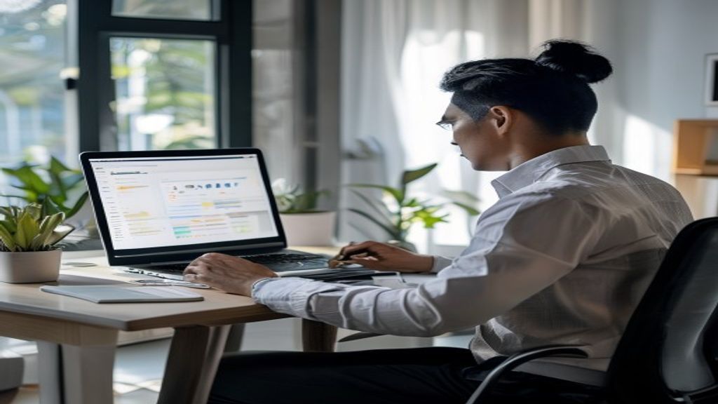 Diagram strategi affiliate marketing sederhana bagi pemula dengan langkah pendaftaran, promosi, dan penghasilan pasif.