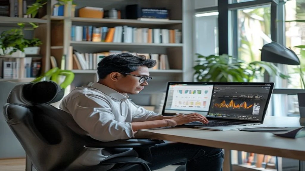 Ilustrasi langkah-langkah menjual produk digital secara online dengan strategi pemasaran efektif
