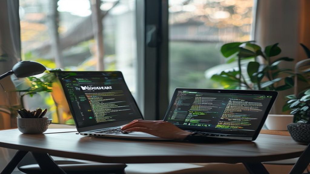 Ilustrasi cara menghasilkan uang dengan kecerdasan buatan melalui aplikasi, chatbot, dan otomatisasi bisnis online