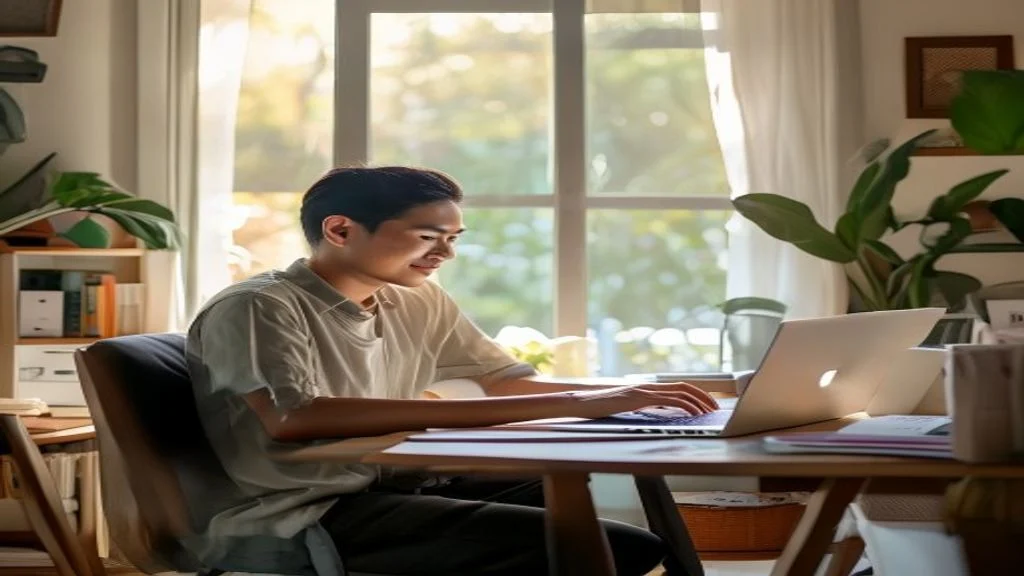 Ilustrasi panduan lengkap bisnis online 2026 bagi pemula, langkah praktis memulai usaha digital