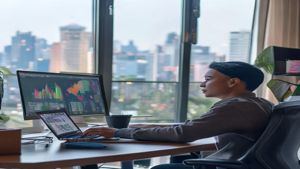 Ilustrasi panduan lengkap bisnis online 2026 bagi pemula dengan tips, strategi, dan langkah sukses.