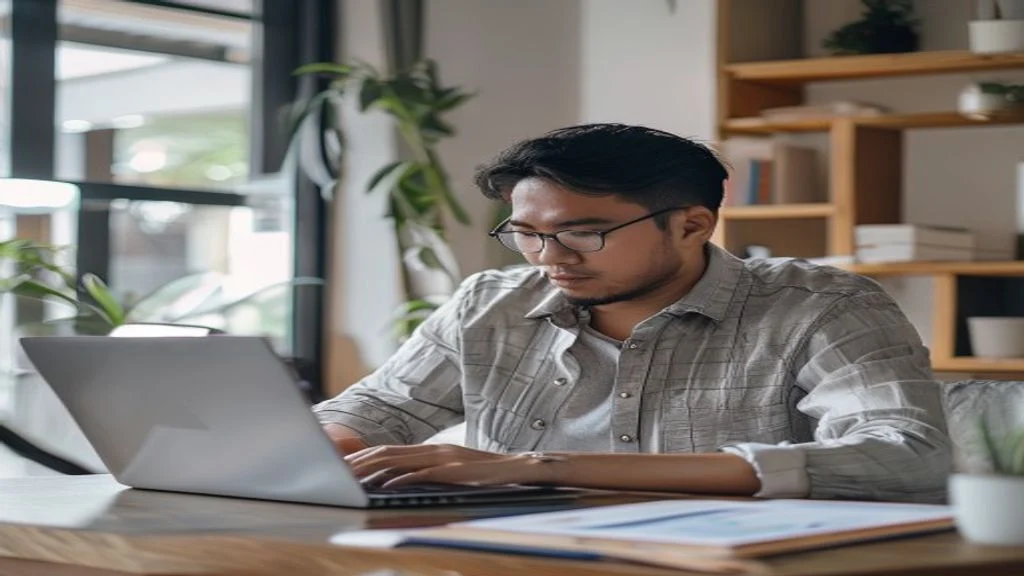 Ilustrasi Panduan Lengkap Bisnis Online 2026 untuk Pemula dengan tips strategi, pemasaran, dan platform digital.