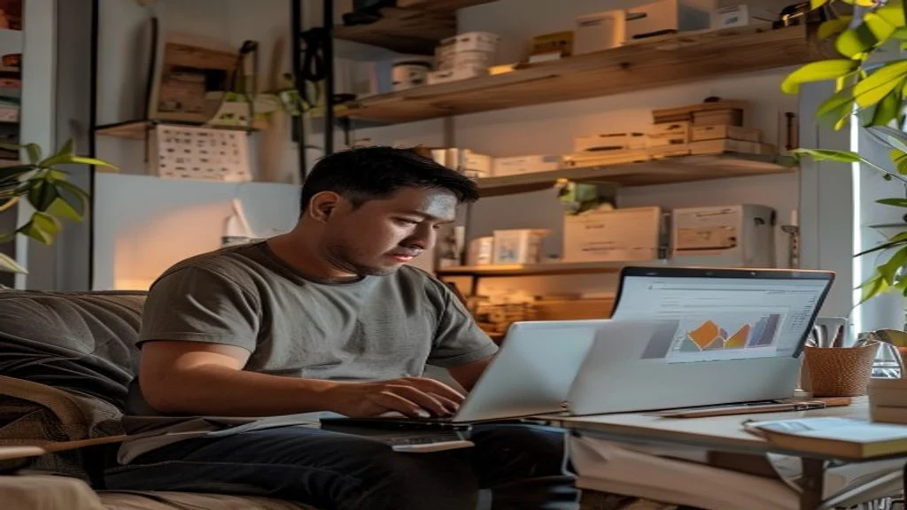 Strategi bisnis online tanpa stok barang: jual produk digital, dropship, dan layanan berbasis langganan.
