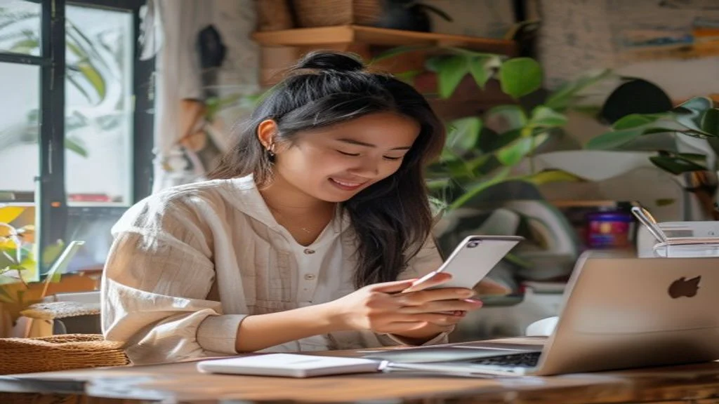 Gambar menampilkan panduan langkah demi langkah memulai bisnis online bagi pemula tanpa modal