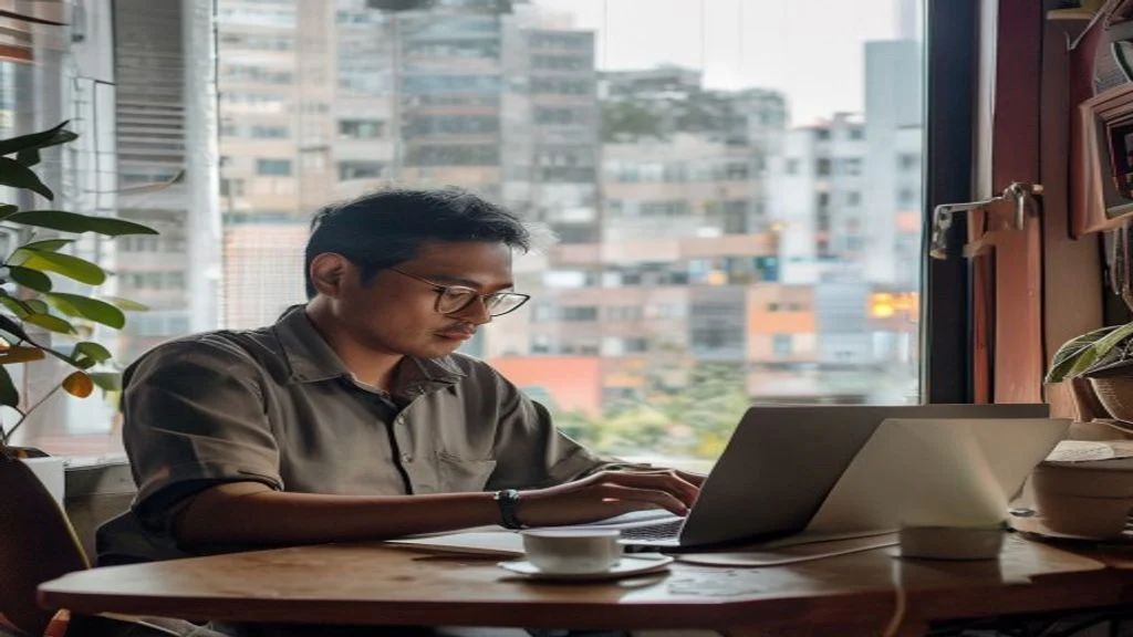 Ilustrasi peluang bisnis online yang menjanjikan dengan pertumbuhan cepat dan potensi profit tinggi.