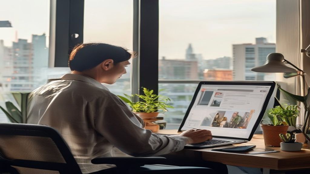 Ilustrasi langkah mudah meraih penghasilan tambahan lewat internet dengan kerja freelance, jual produk, dan afiliasi.